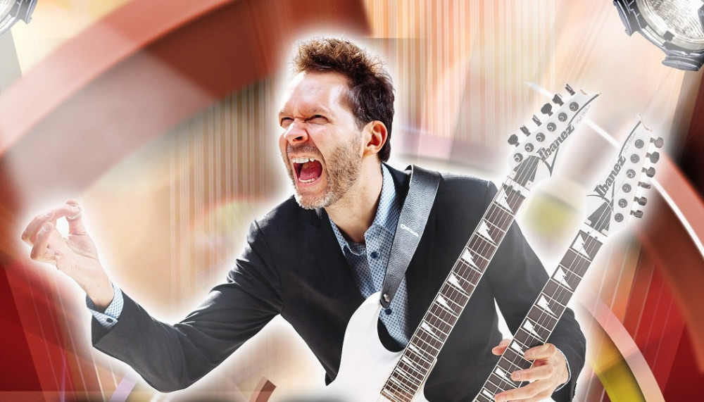 PAUL GILBERT - Behold electric guitar (portada)